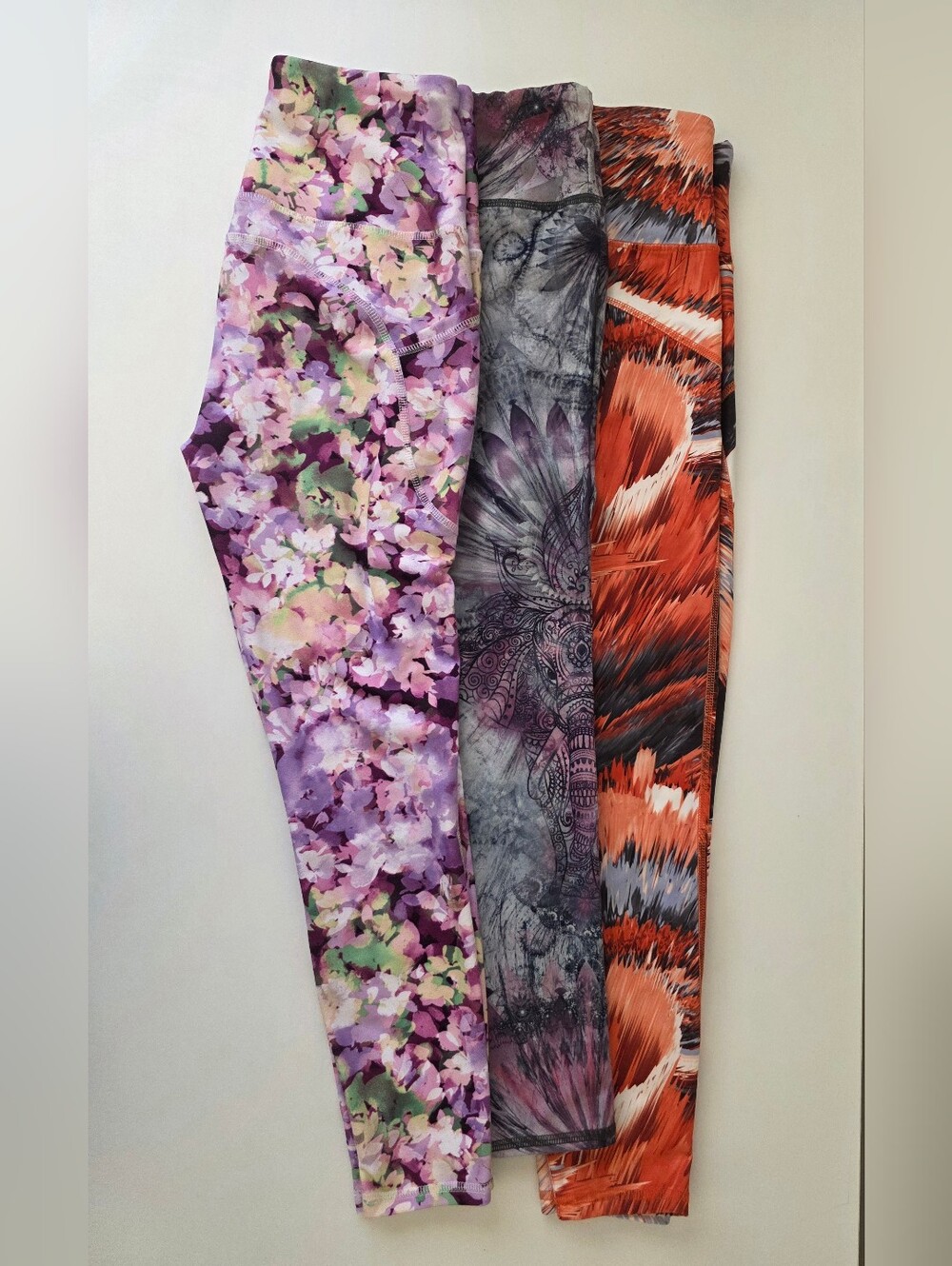 Womans Printed Leggings Trio